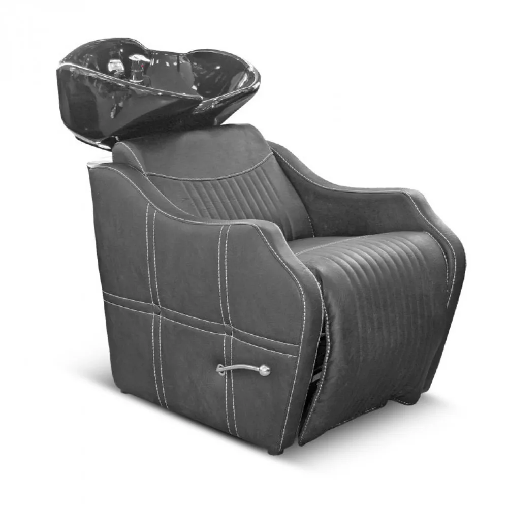 Kirpėjo plautuvė WP020, juoda su juodu dubeniu