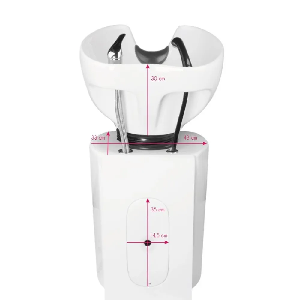 GABBIANO PORTO kirpėjo plautuvė su kėde