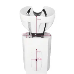 GABBIANO PORTO kirpėjo plautuvė su kėde