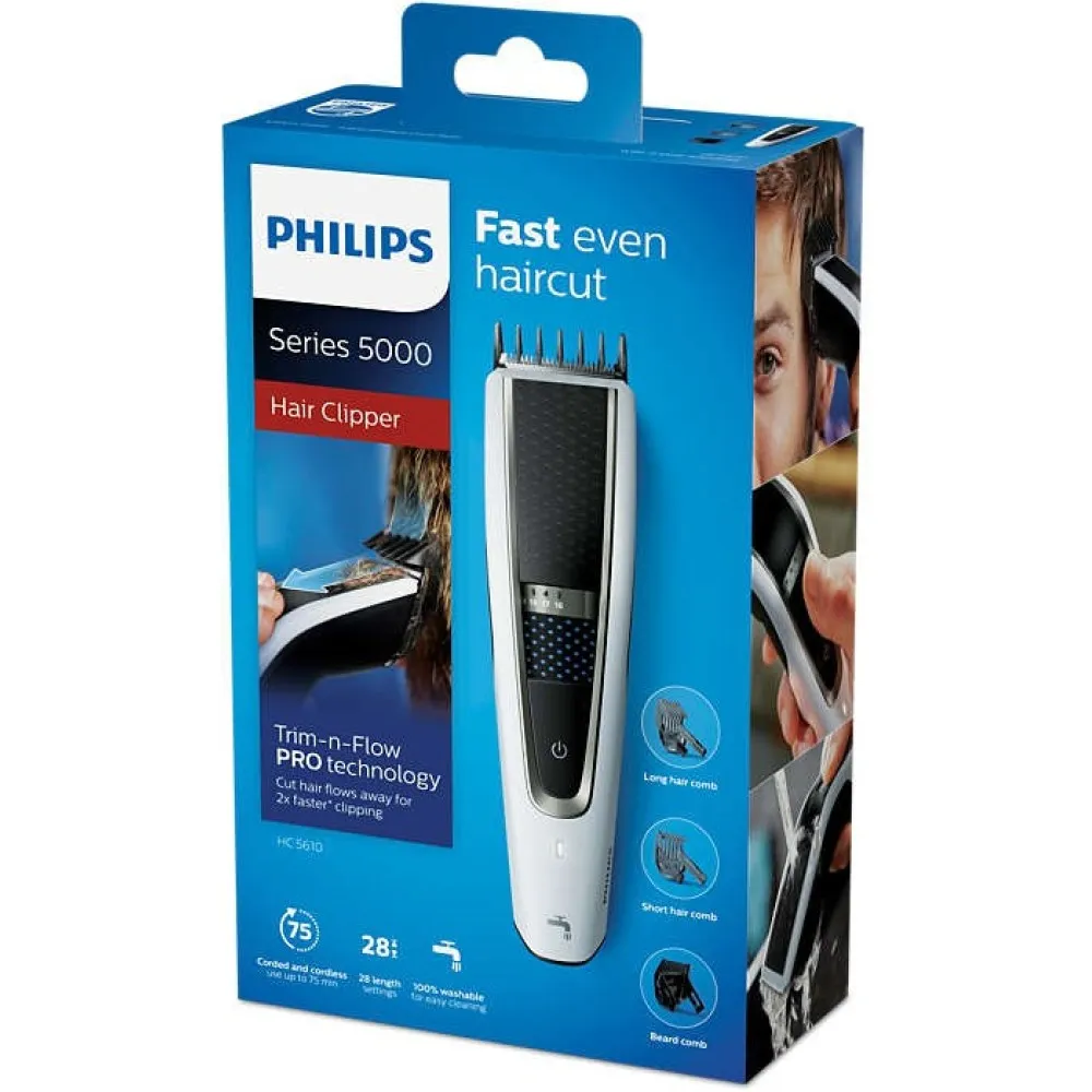 PHILIPS HAIRCLIPPER SERIES 5000 PLAUNAMAS PLAUKŲ KIRPIMO APARATAS HC5610/15