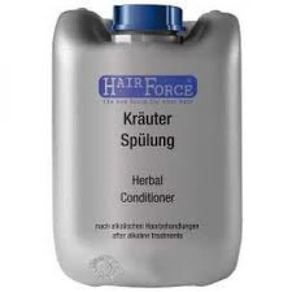 Profesionalus žolelių kondicionierius riebiai ir normaliems plaukams HAIR FORCE 10 L