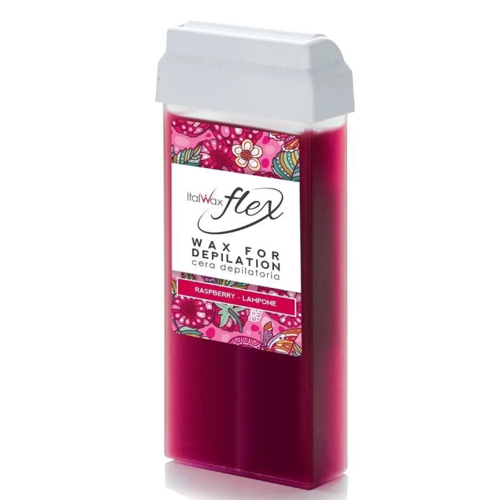 Italwax FLEX Raspberry, titano dioksido vaškas su aviečių aromatu, 100 ml