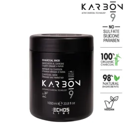 ECHOSLINE KARBON 9 Karbon mask - Anglies kaukė, 1000 ml