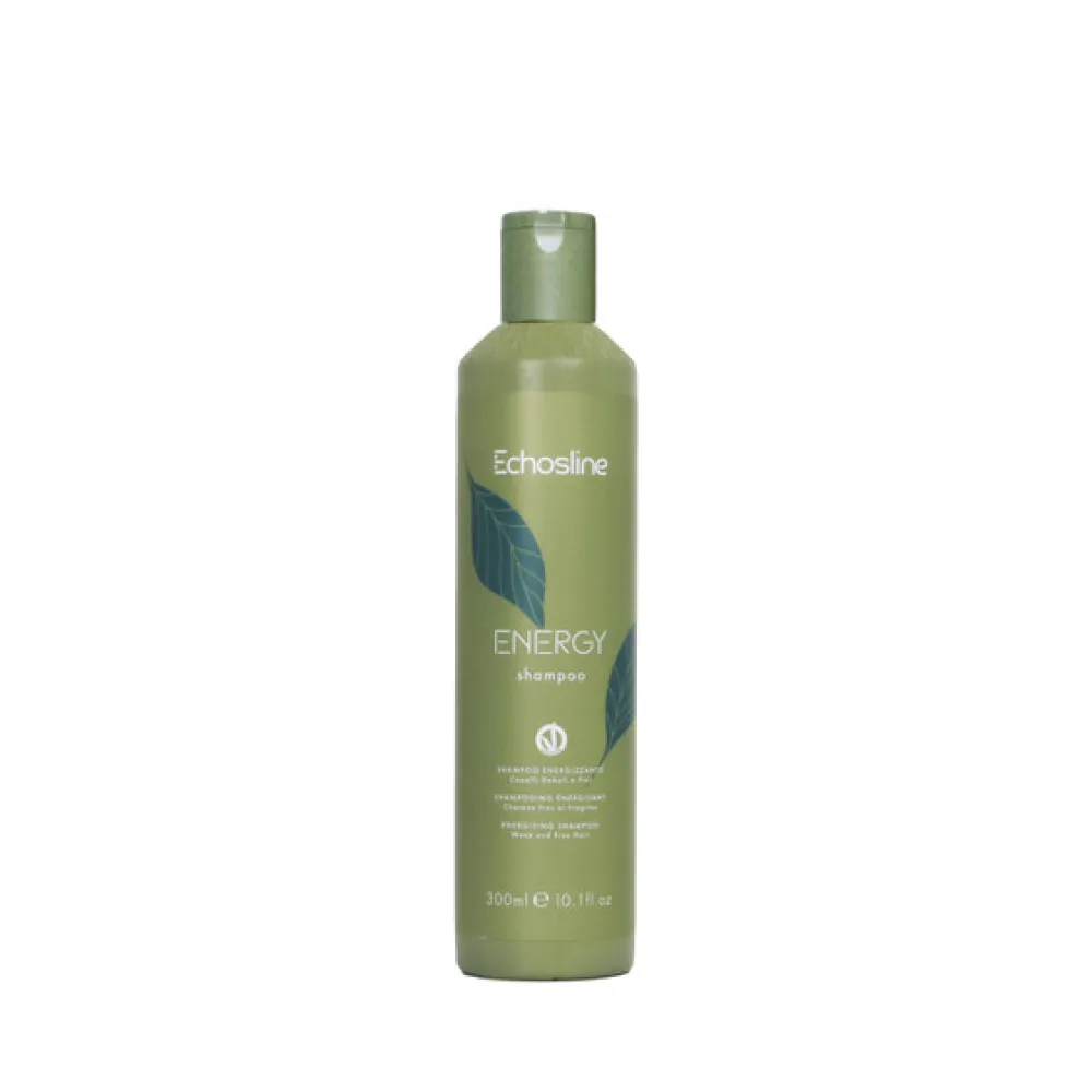 ECHOSLINE ENERGY Shampoo – stiprinamasis šampūnas, 300 ml