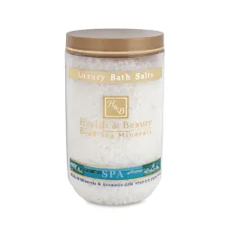 HEALTH&BEAUTY Luxury Bath Salts Natural - Natūrali Negyvosios jūros druska, 1,2 kg