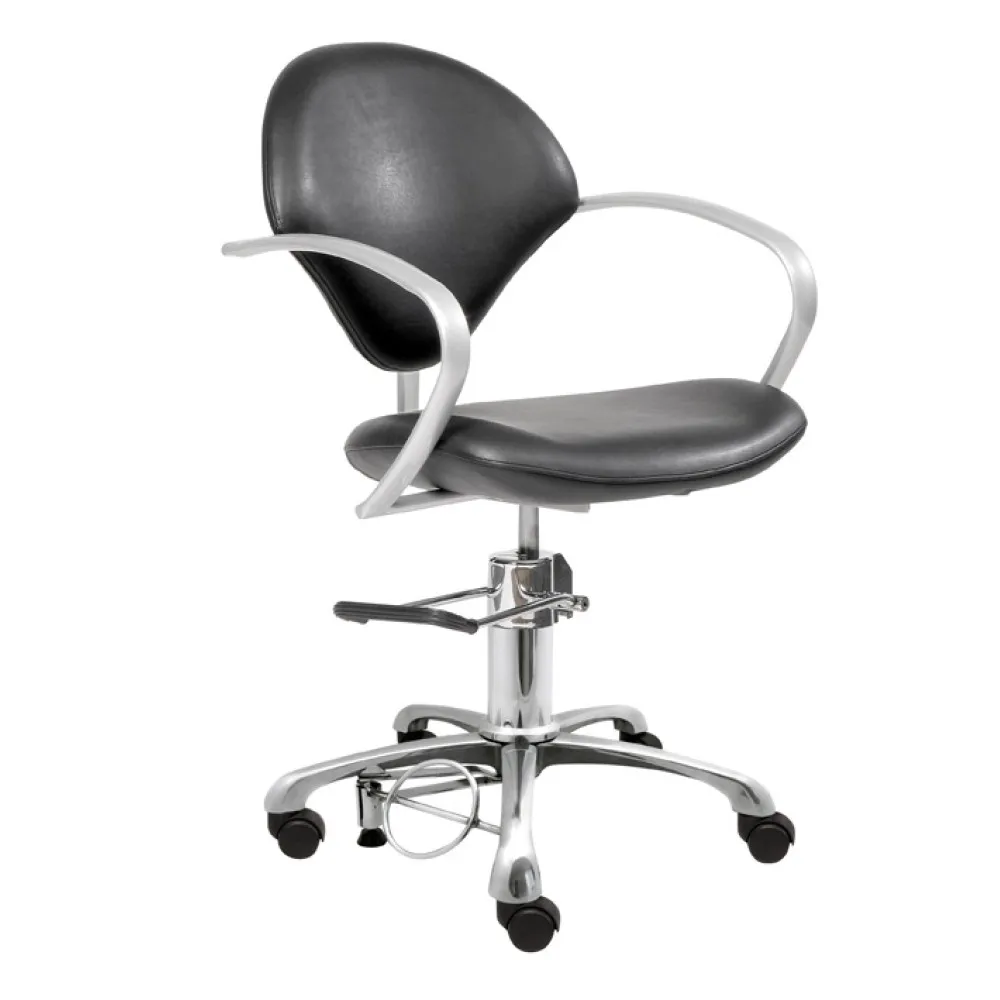 Kirpėjo kėdė Paris C su 5 žvaigždžių pagrindu ant ratukų