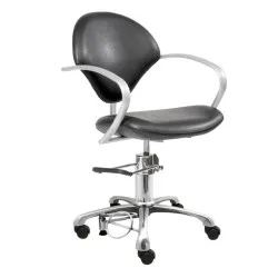 Kirpėjo kėdė Paris C su 5 žvaigždžių pagrindu ant ratukų