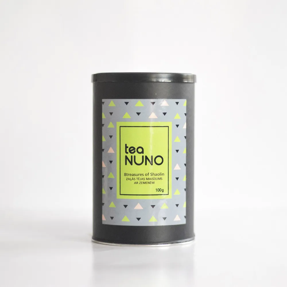 8 TREASURES OF SHAOLIN žalioji arbata, 100 g.
