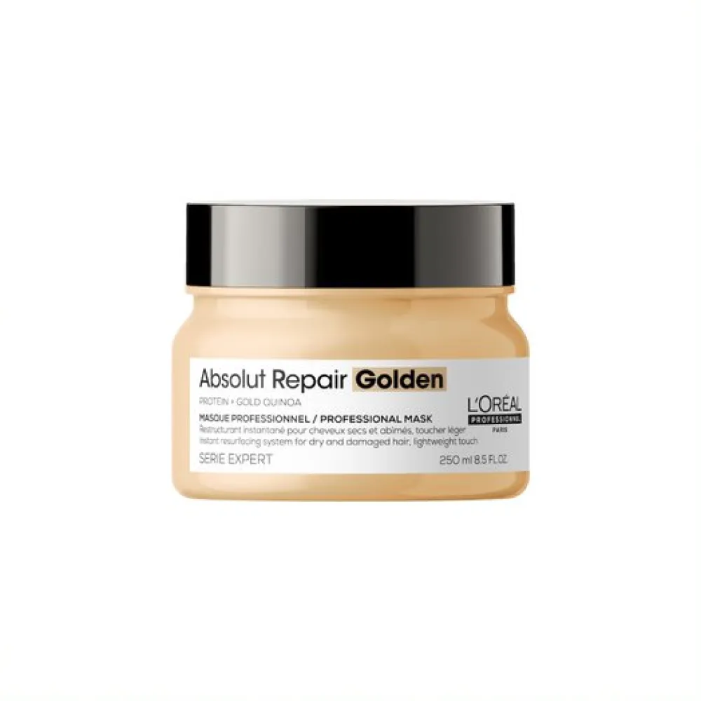 L'Oreal Professionnel Serie Expert Absolut Repair GOLDEN Mask - Atkuriamoji kaukė pažeistiems plaukams, 250 ml