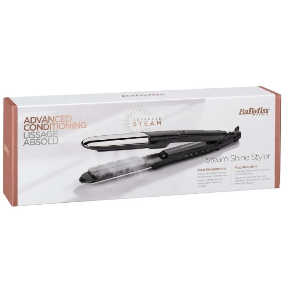 BaByliss Steam Shine plaukų tiesintuvas ST496E