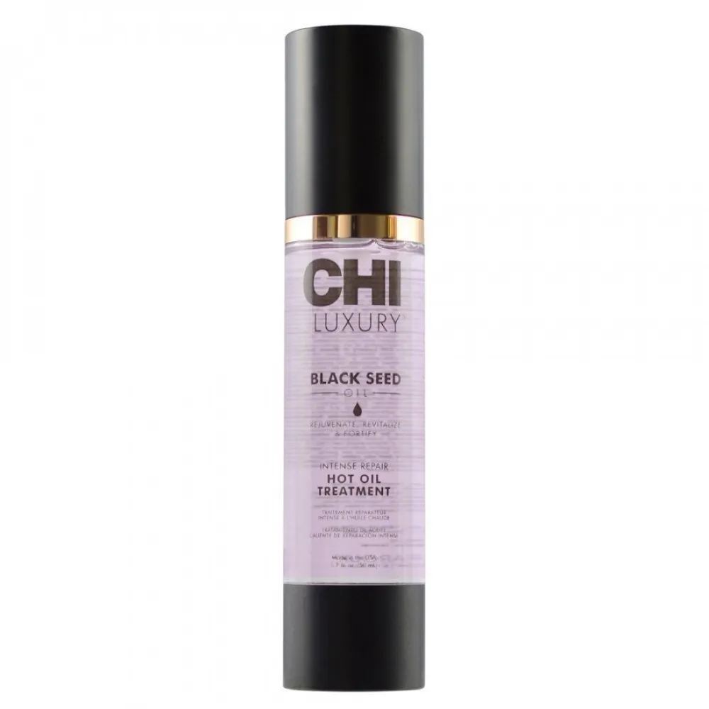 CHI LUXURY Black Seed Oil karštasis aliejus – intensyviai atstatantis, 50 ml