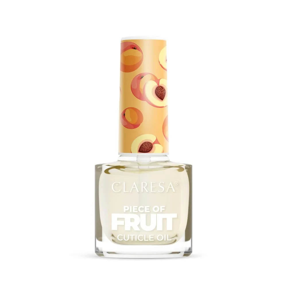 CLARESA Cuticle Oil PEACH – nagų odelių aliejus su persiko kvapu, 5 ml