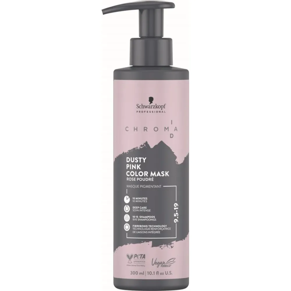 Schwarzkopf Professional CHROMA ID Bonding Mask – tonuojanti kaukė Nr. 9.5-19 (DUSTY PINK), 300 ml