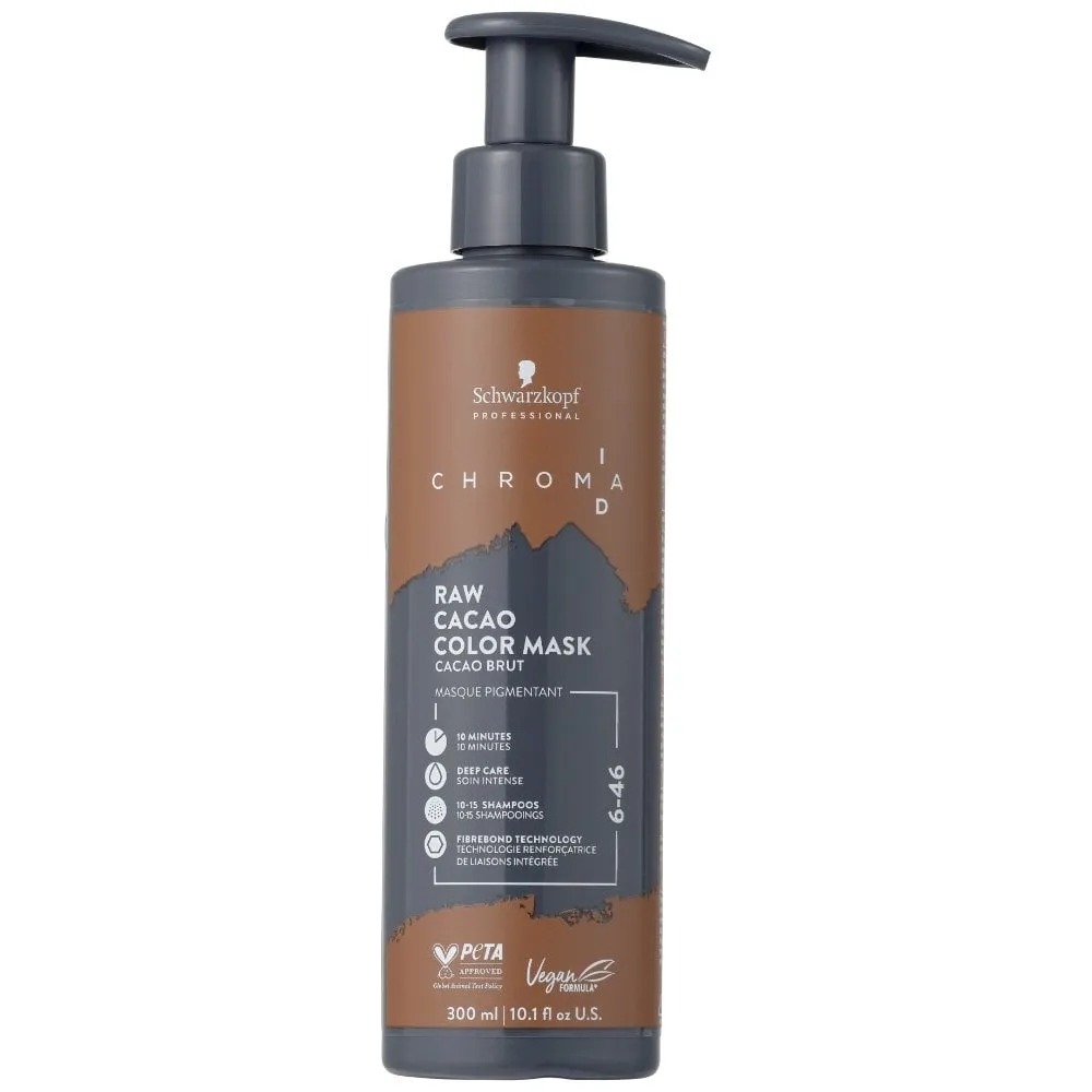 Schwarzkopf Professional CHROMA ID Bonding Mask – tonuojanti kaukė Nr.6-46 RAW CACAO, 300 ml