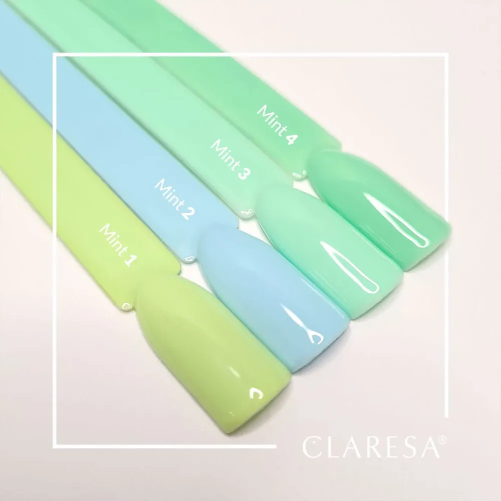 CLARESA MINT 2 – gelinis nagų lakas, 5 ml