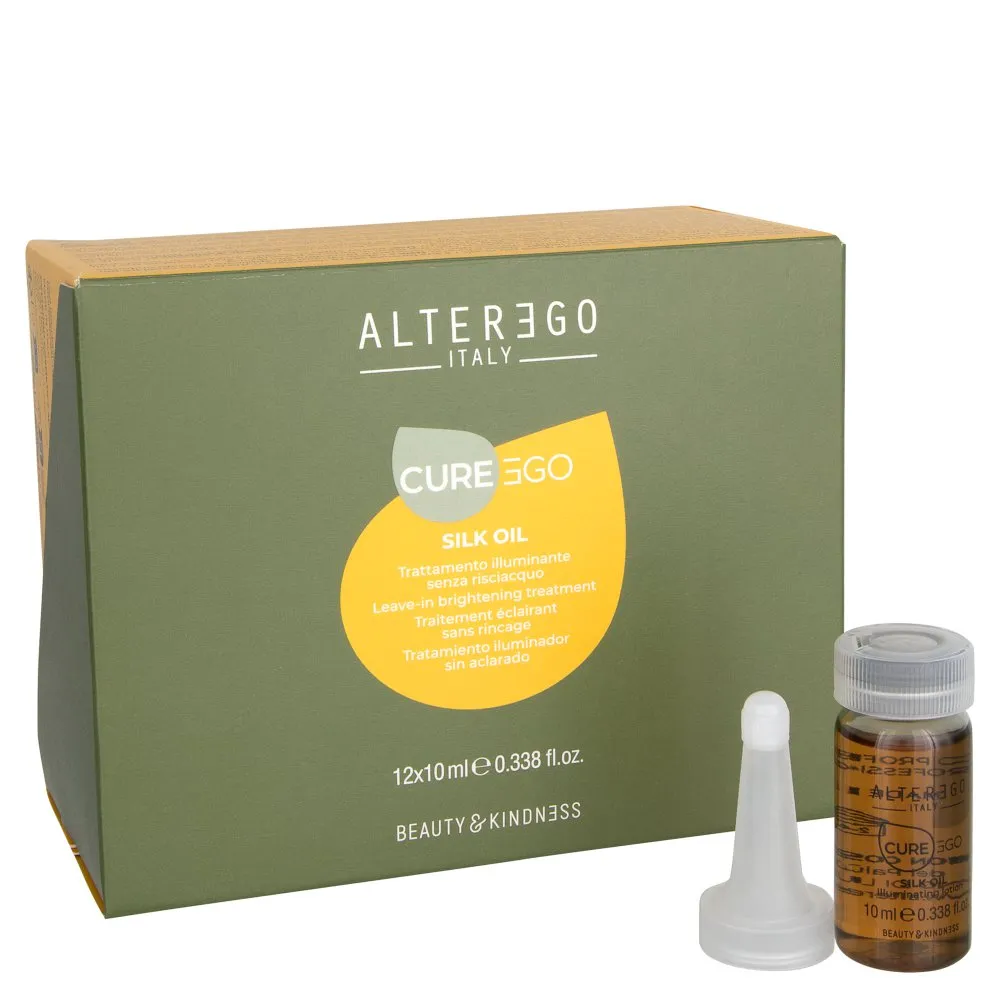 ALTER EGO CureEgo SILK OIL Illuminating Lotion - nenuskalaujamas losjonas su šilko aliejumi, 10 ml