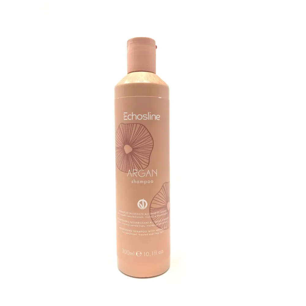 ECHOSLINE Argan Shampoo – maitinamasis šampūnas, 300 ml