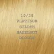 ELGON Moda&Styling Hair Colour - Kreminė plaukų spalva, 10/38 - PLATINUM GOLDEN HAZELNUT BLONDE / platininis auksinis lazdyno riešutų blondas