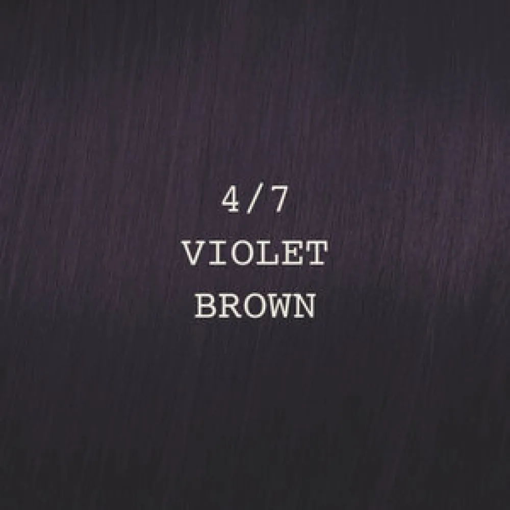 ELGON Moda&Styling Hair Colour – kreminė plaukų spalva 4/7 – VIOLET BROWN / violetinė ruda