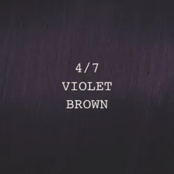 ELGON Moda&Styling Hair Colour – kreminė plaukų spalva 4/7 – VIOLET BROWN / violetinė ruda