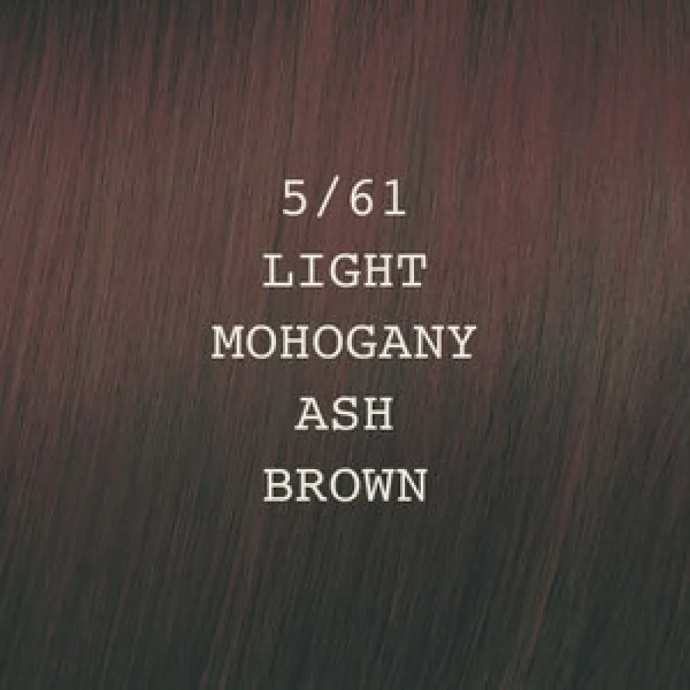 ELGON Moda&Styling Hair Colour – kreminė plaukų spalva, 5/61 - LIGHT MAHOGANY ASH BROWN / šviesus raudonai-peleninis rudas