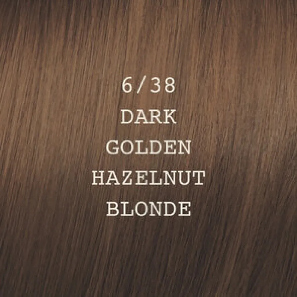 ELGON Moda&Styling Hair Colour - kreminės tekstūros plaukų dažai, 6/38 - DARK GOLDEN HAZELNUT BLONDE / tamsiai auksinė lazdyno blondinė