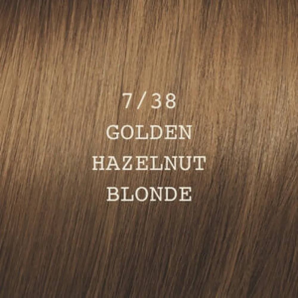 ELGON Moda&Styling Hair Colour – kreminė plaukų spalva, 7/38 - GOLDEN HAZELNUT BLONDE / auksinė lazdyno riešuto blondinė