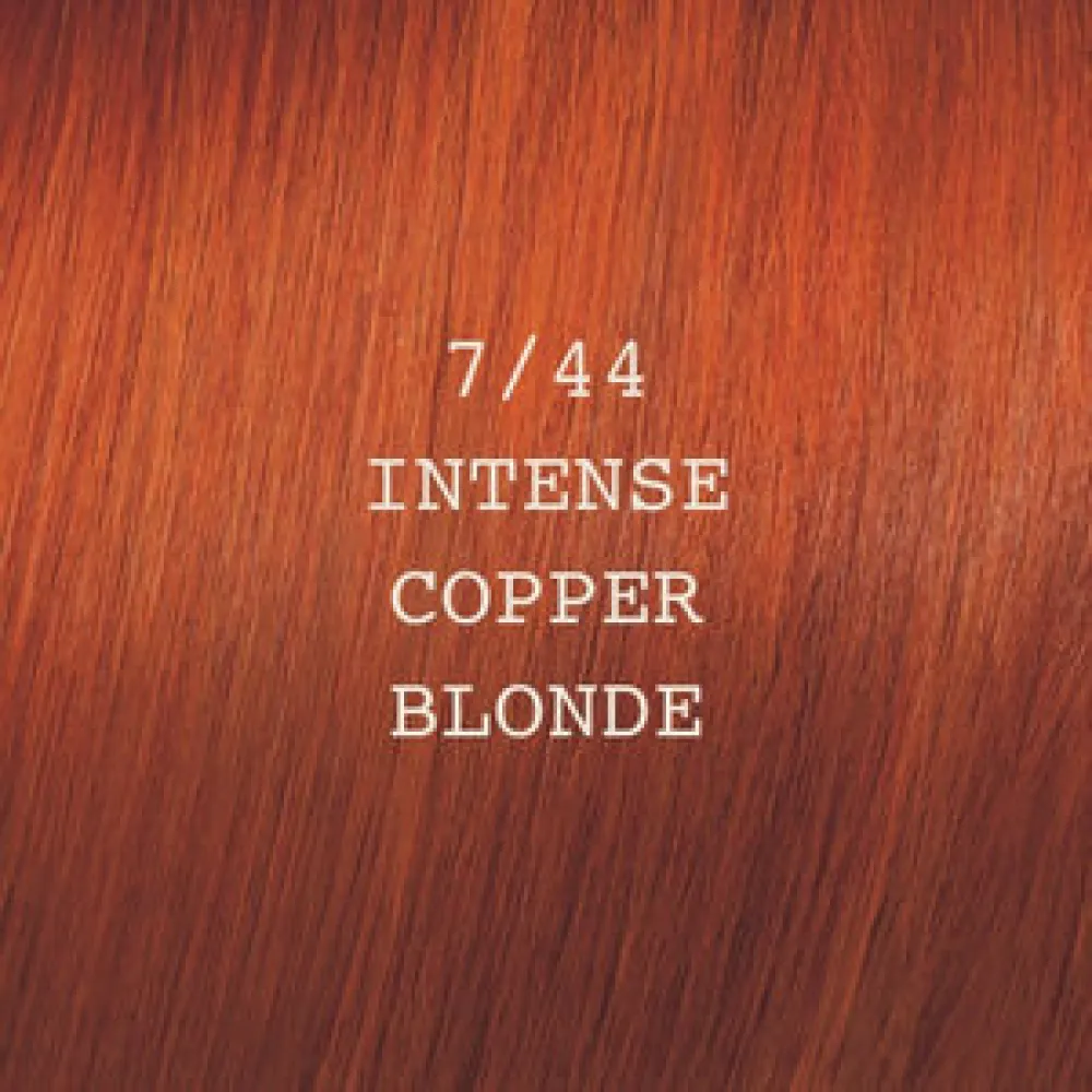 ELGON Moda&Styling Hair Colour - Kreminė plaukų spalva, 7/44 - INTENSE COPPER BLONDE / intensyvus varinis blondas