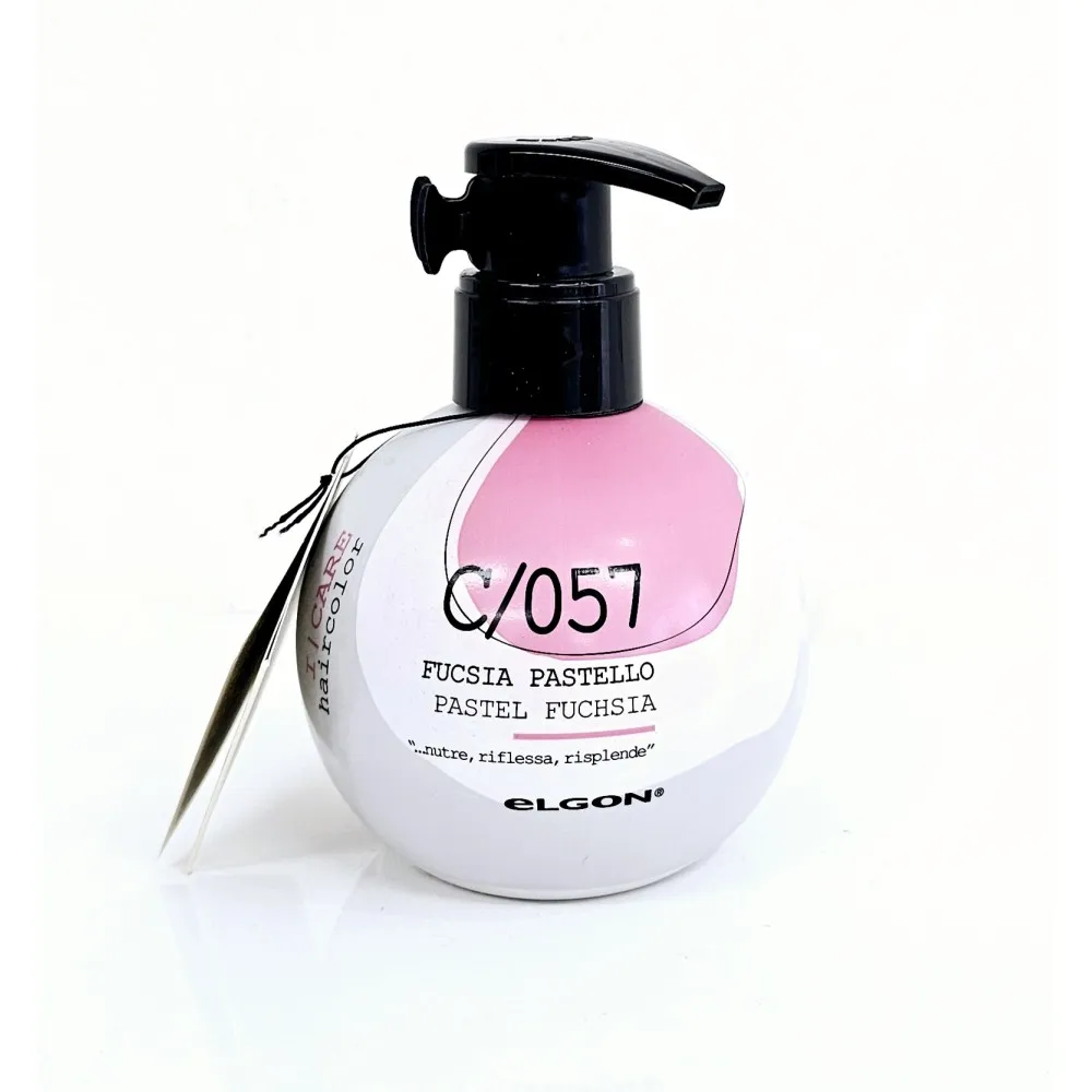 ELGON I CARE haircolor - Kondicionuojantis skalaujamas dažantis kremas, C/057, PASTEL FUCHSIA