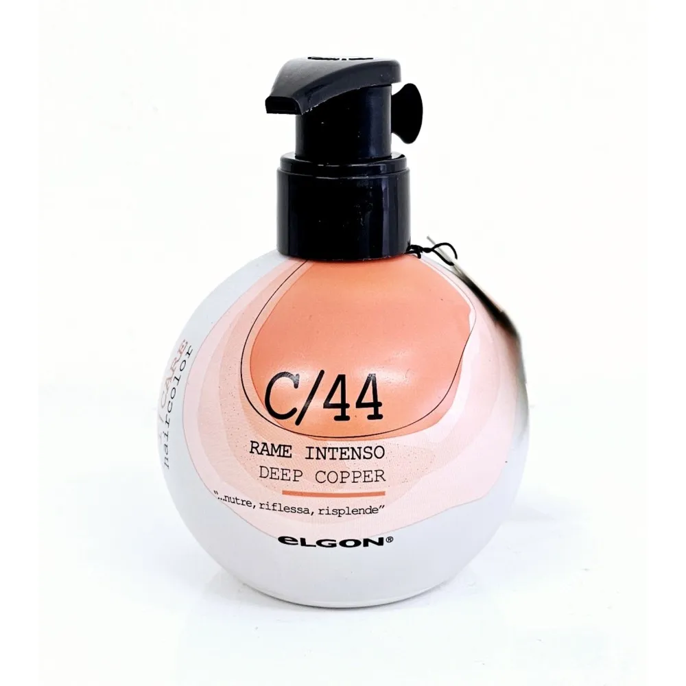 ELGON I CARE haircolor - Kondicionuojantis nuskalaujamas dažantis kremas, C/44, Gilus varis