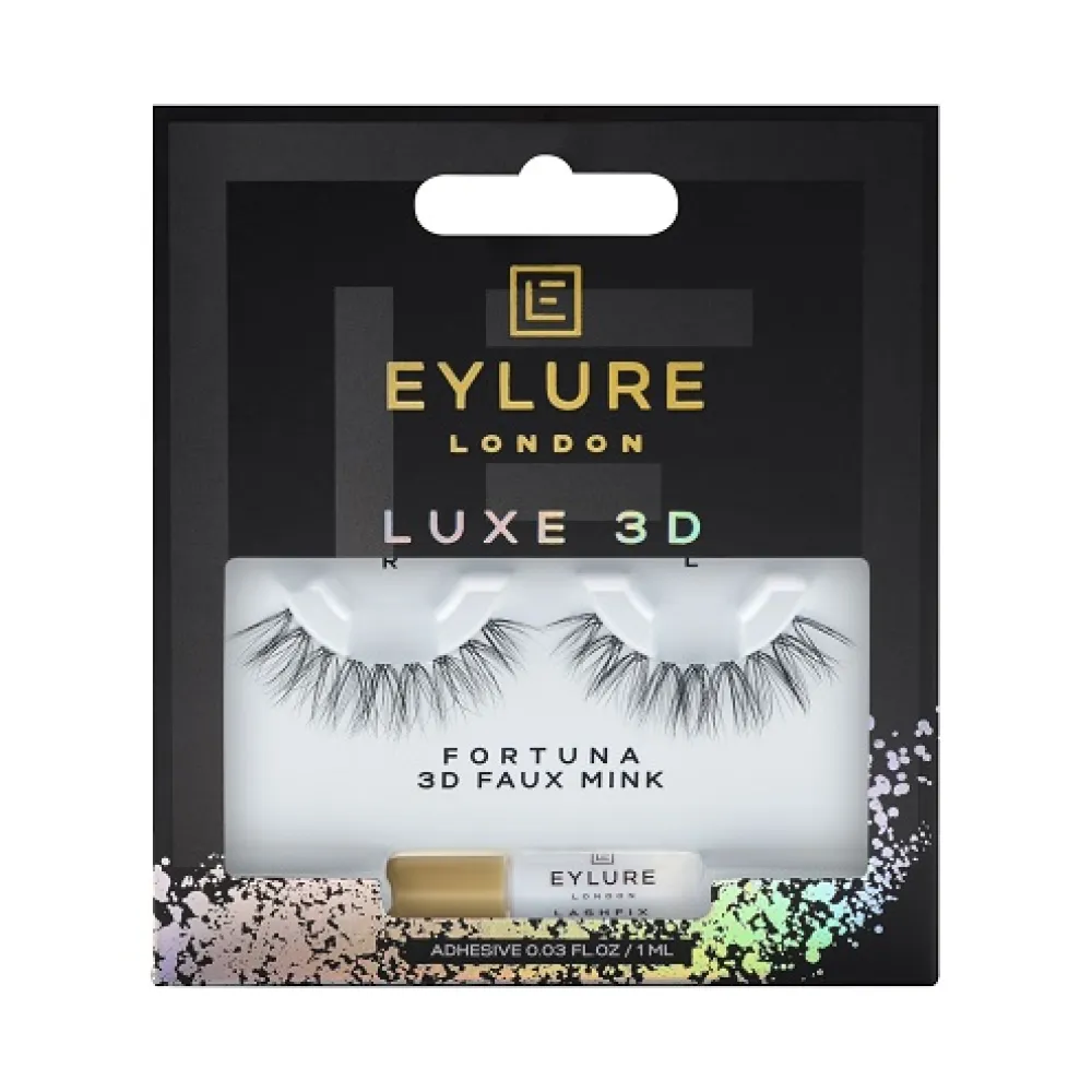 Klijuojamos blakstienos EYLURE London LUXE 3D Fortuna