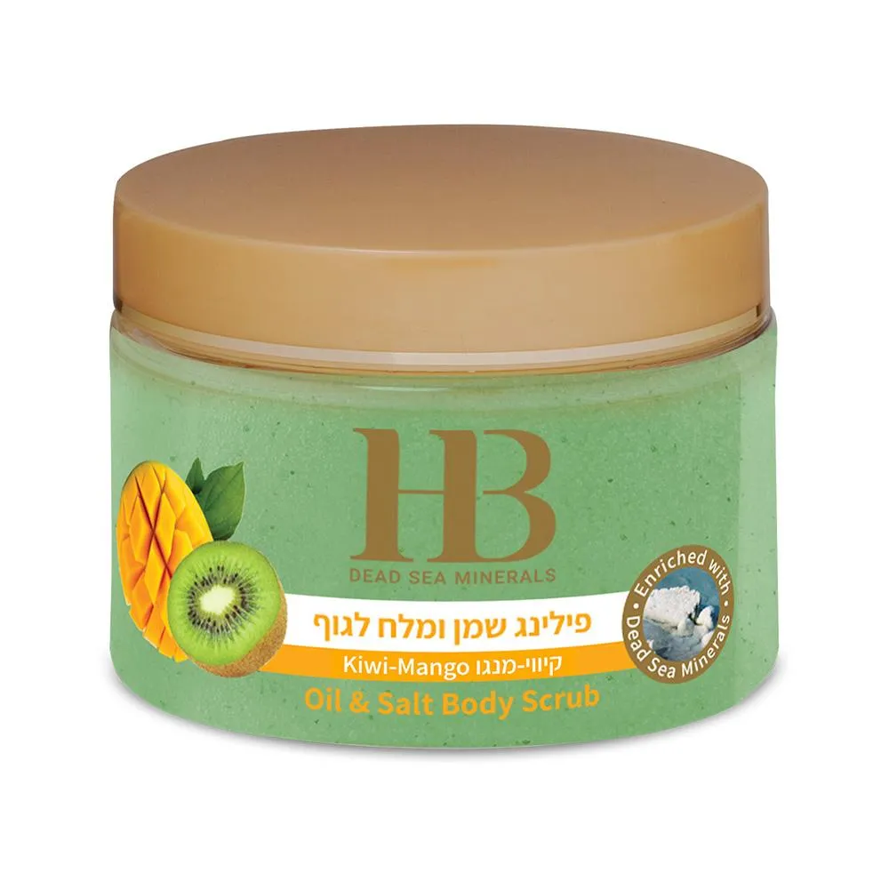 H&B Aromatic Body Scrub Kiwi–Mango – kūno šveitiklis su kivio ir mango ekstraktu, 450 g