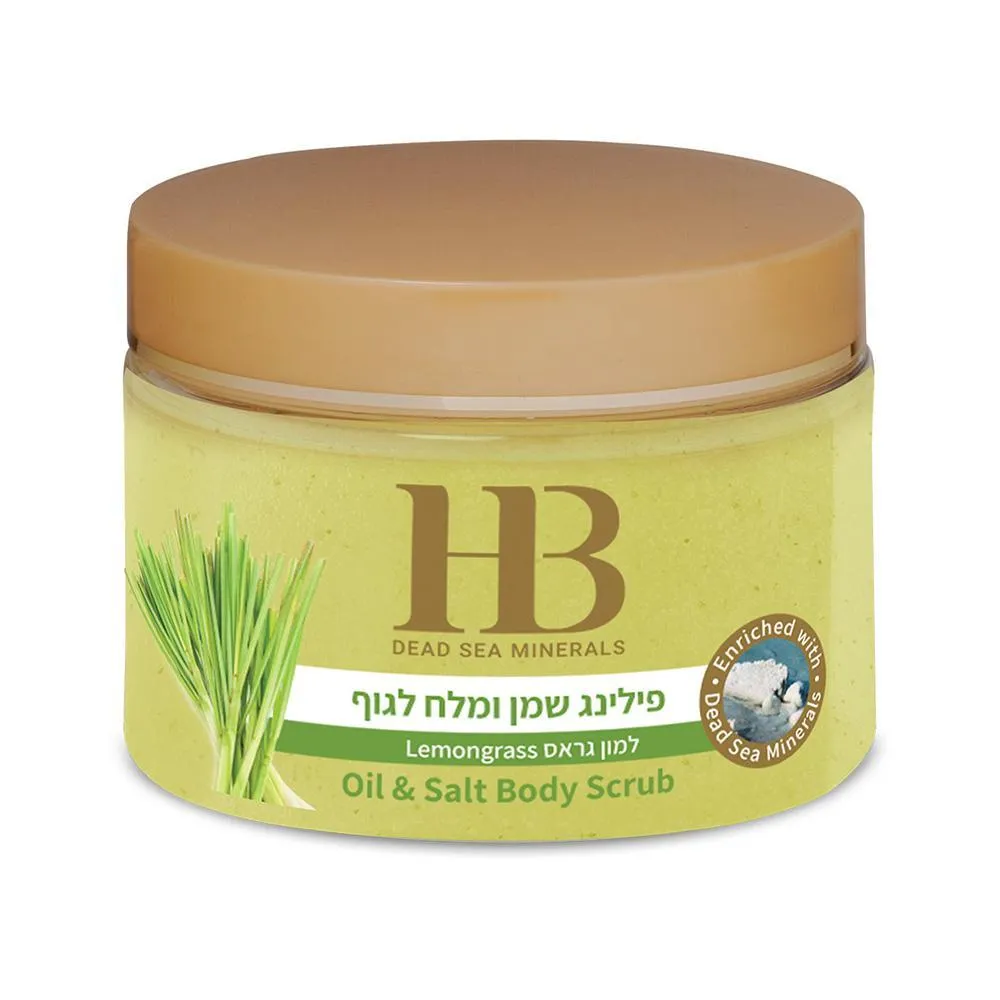 H&B Aromatinis kūno šveitiklis „Lemongrass“, 450 g
