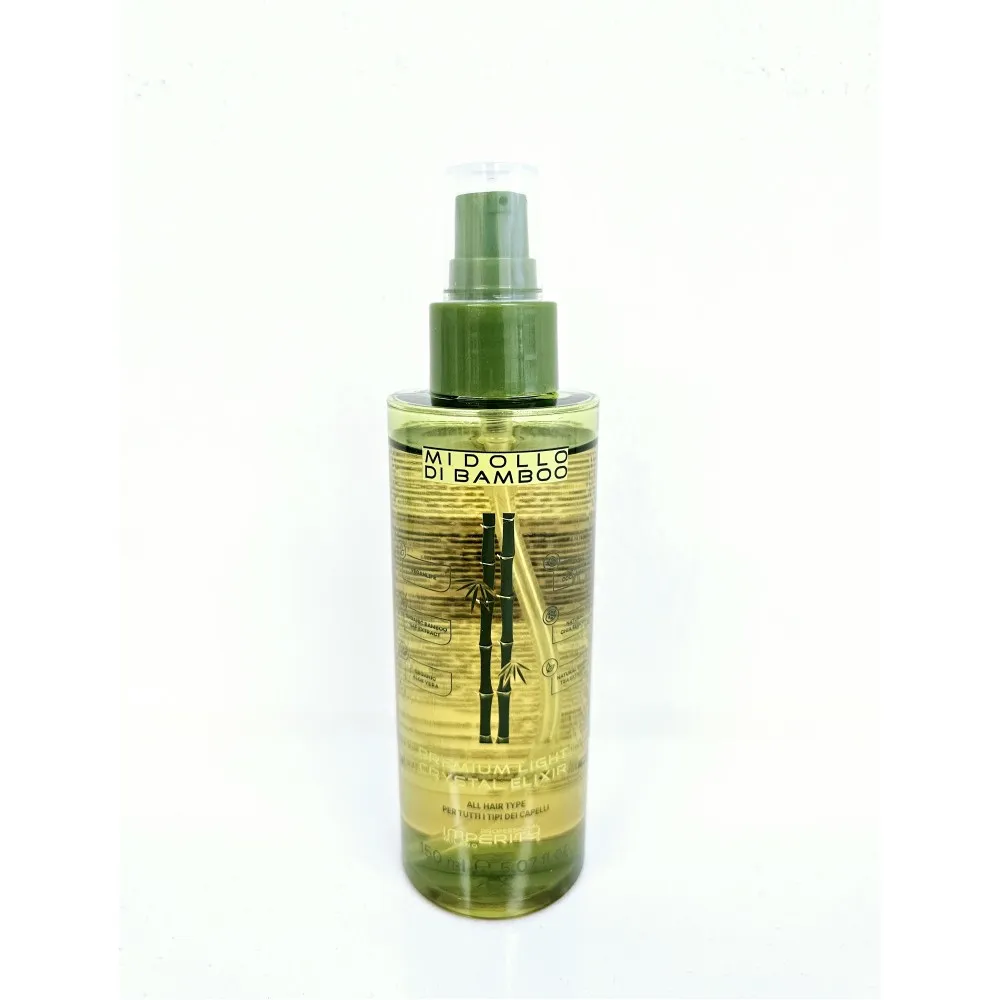 IMPERITY ORGANIC MI DOLLO DI BAMBOO Premium light Crystal Elixir – itin lengvas plaukų aliejus, 150 ml