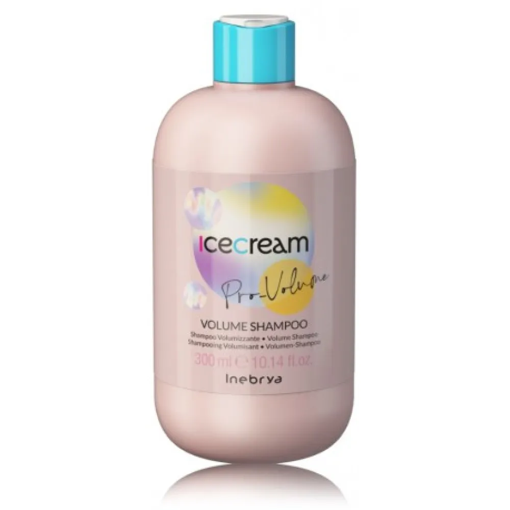 Inebrya Ice Cream Pro-Volume Shampoo – apimties didinantis šampūnas, 300 ml