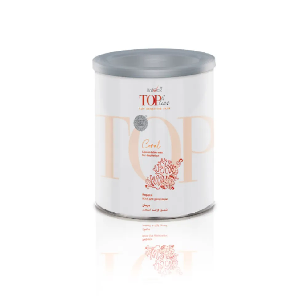 ItalWax Top Line Coral – minkštas koralinis vaškas, 800 ml