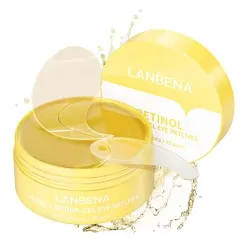 Lanbena Retinol Hydra-gel akių pleistrai su retinoliu ir kolagenu