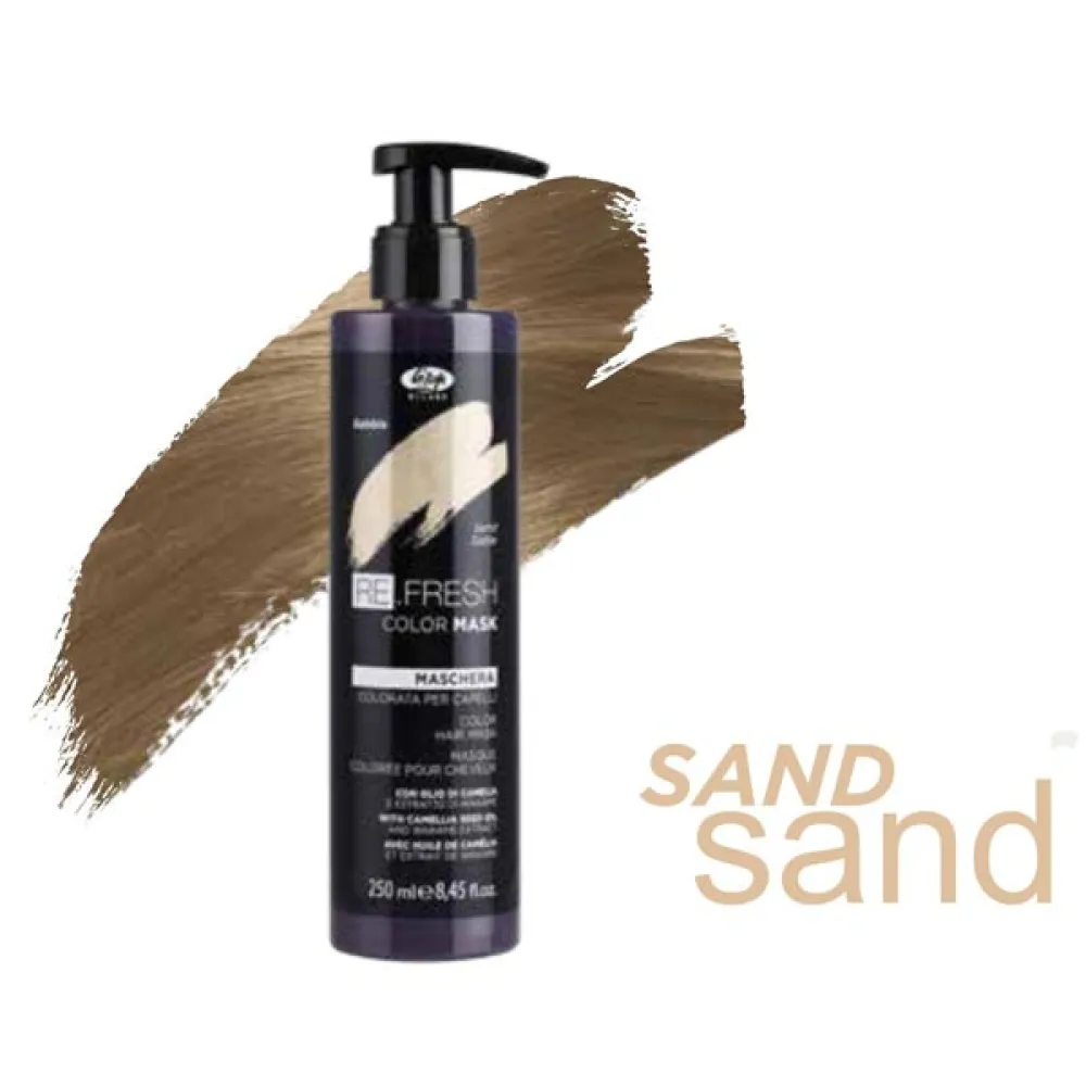 Lisap Milano Re.Fresh Color Mask – tonuojanti kaukė, SAND