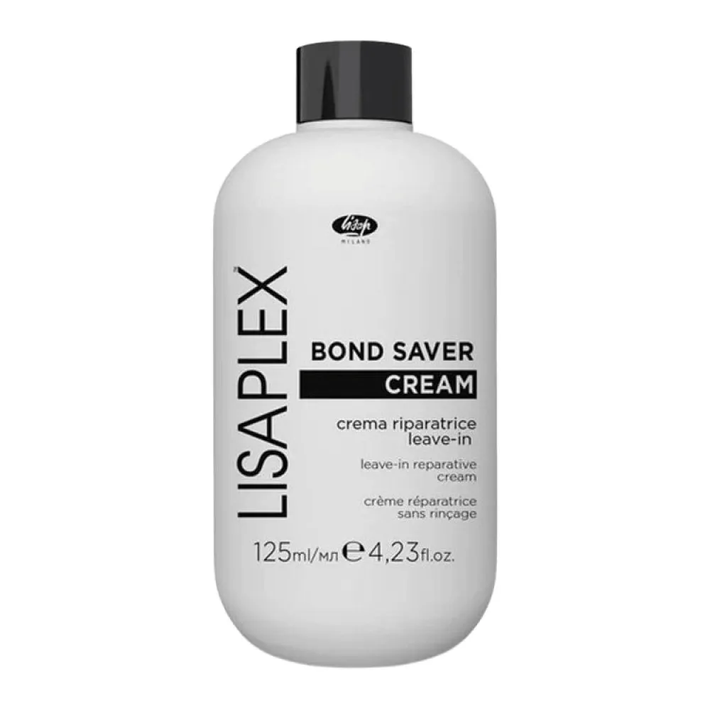 Lisap Lisaplex Bond Saver Cream – nenuplaunamas plaukų atstatymo kremas, 125 ml