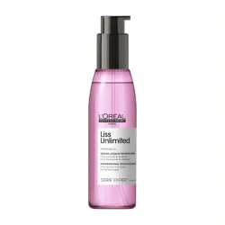 L'Oreal Professionnel Serie Expert Liss Unlimited Serum - Sulyginamasis serumas sausiems ir nepaklusniems plaukams, 125 ml