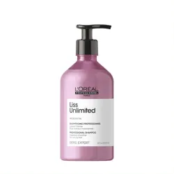 L'Oreal Professionnel Serie Expert Liss Unlimited Shampoo – lyginantis šampūnas sausiems ir nepaklusniems plaukams, 500 ml