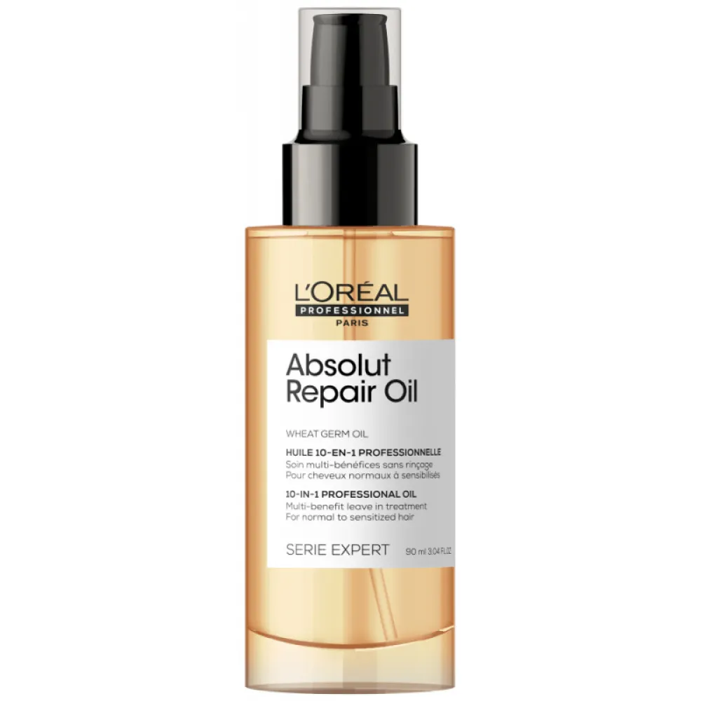 L'Oreal Professionnel Serie Expert Absolut Repair Oil – daugiafunkcis aliejus pažeistiems plaukams atkurti, 90 ml