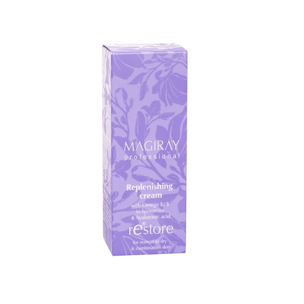 MAGIRAY Restore Replenishing cream - kremas jautriai, kuperozinei odai