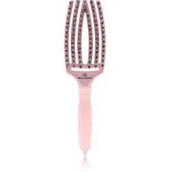 Olivia Garden Fingerbrush Pastel Pink Combo Medium – plaukų šepetys