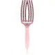 Olivia Garden Fingerbrush Pastel Pink Combo Medium – plaukų šepetys