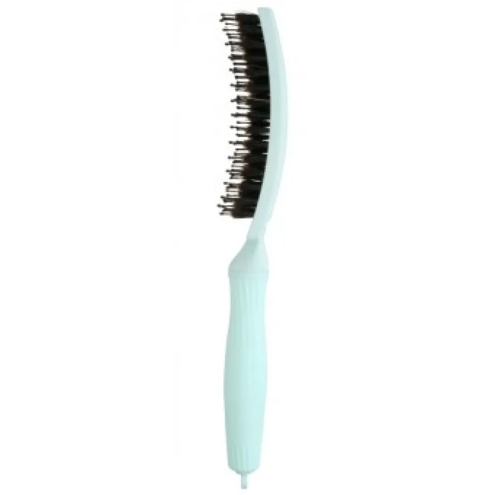 Olivia Garden Fingerbrush TROPICAL MINT Combo Medium – plaukų šepetys