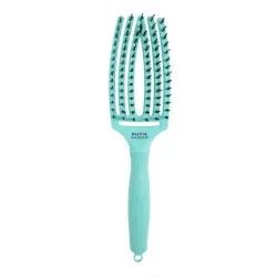 Olivia Garden Fingerbrush TROPICAL MINT Combo Medium – plaukų šepetys