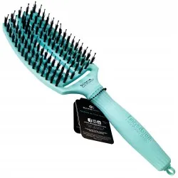 Olivia Garden Fingerbrush TROPICAL MINT Combo Medium – plaukų šepetys