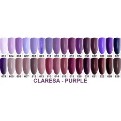 CLARESA Purple 603 – gelinis nagų lakas, 5 ml