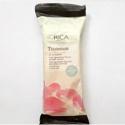 RICA Titanium Wax - rožinis vaškas su titano dioksidu, 100 ml